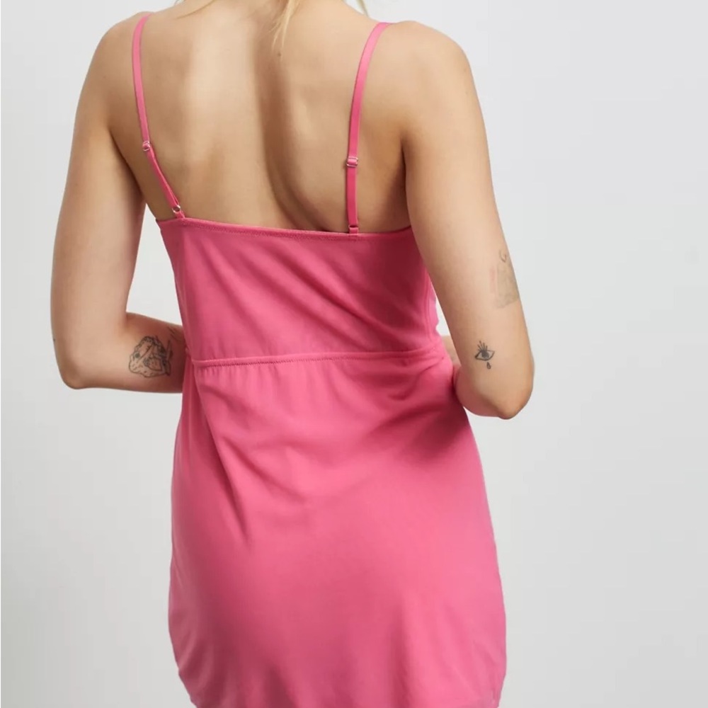 Urban Outfitters Brenna Bustier Dress Pink - Picture 4 of 5